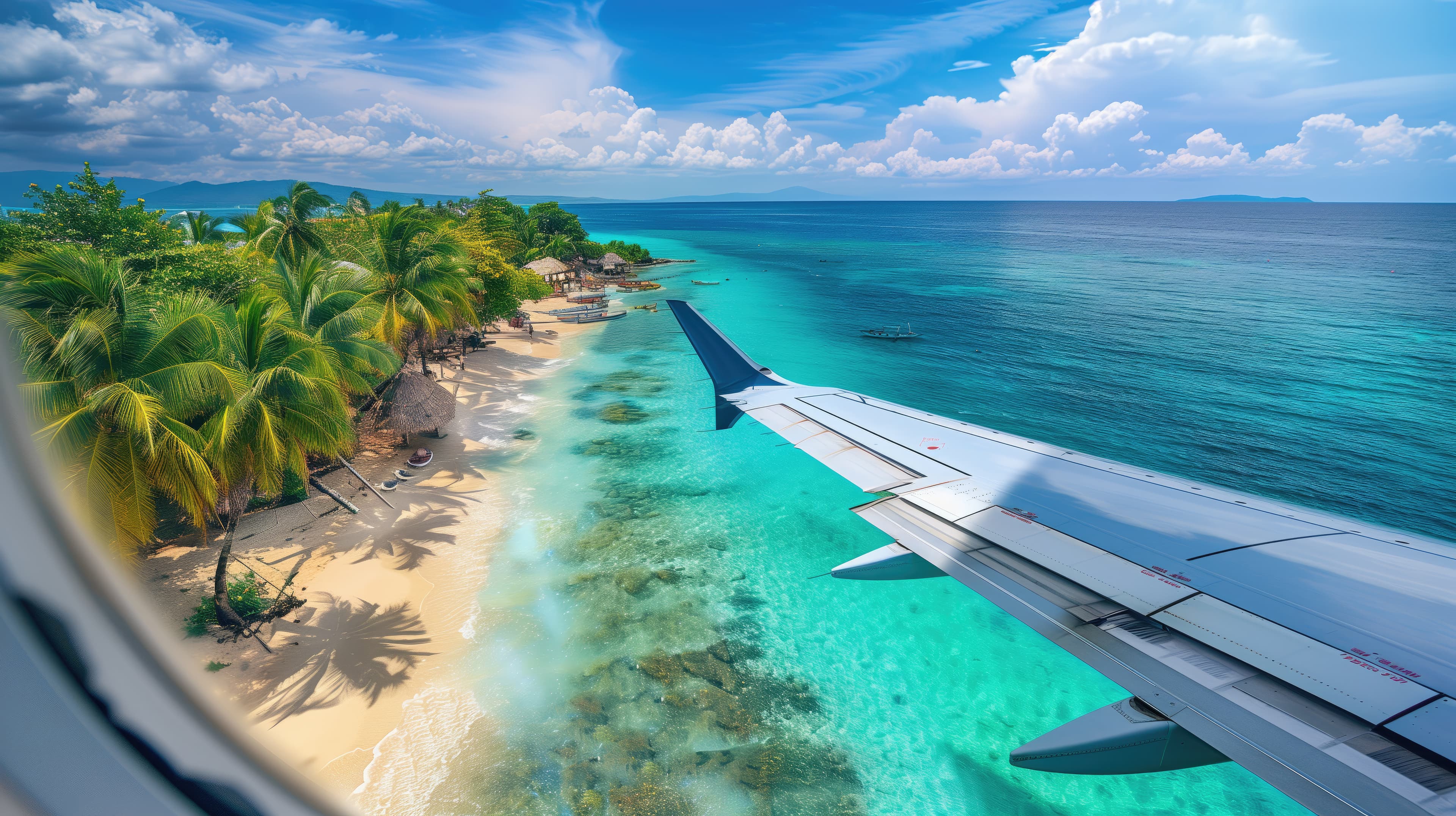 Viaje desde la ventana del avión